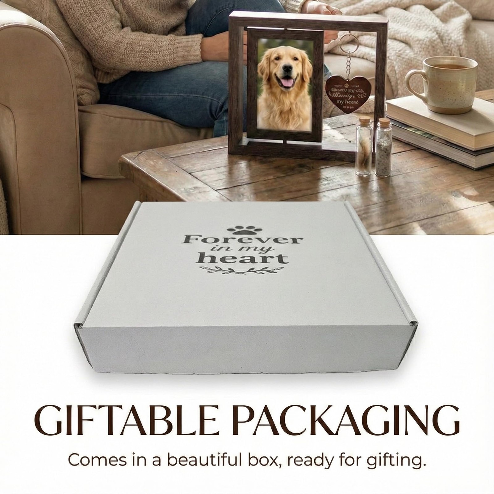 Dog Memorial Gifts for Loss of Dog, Pet Memorial Gifts for Dogs Cats, Rotatin…