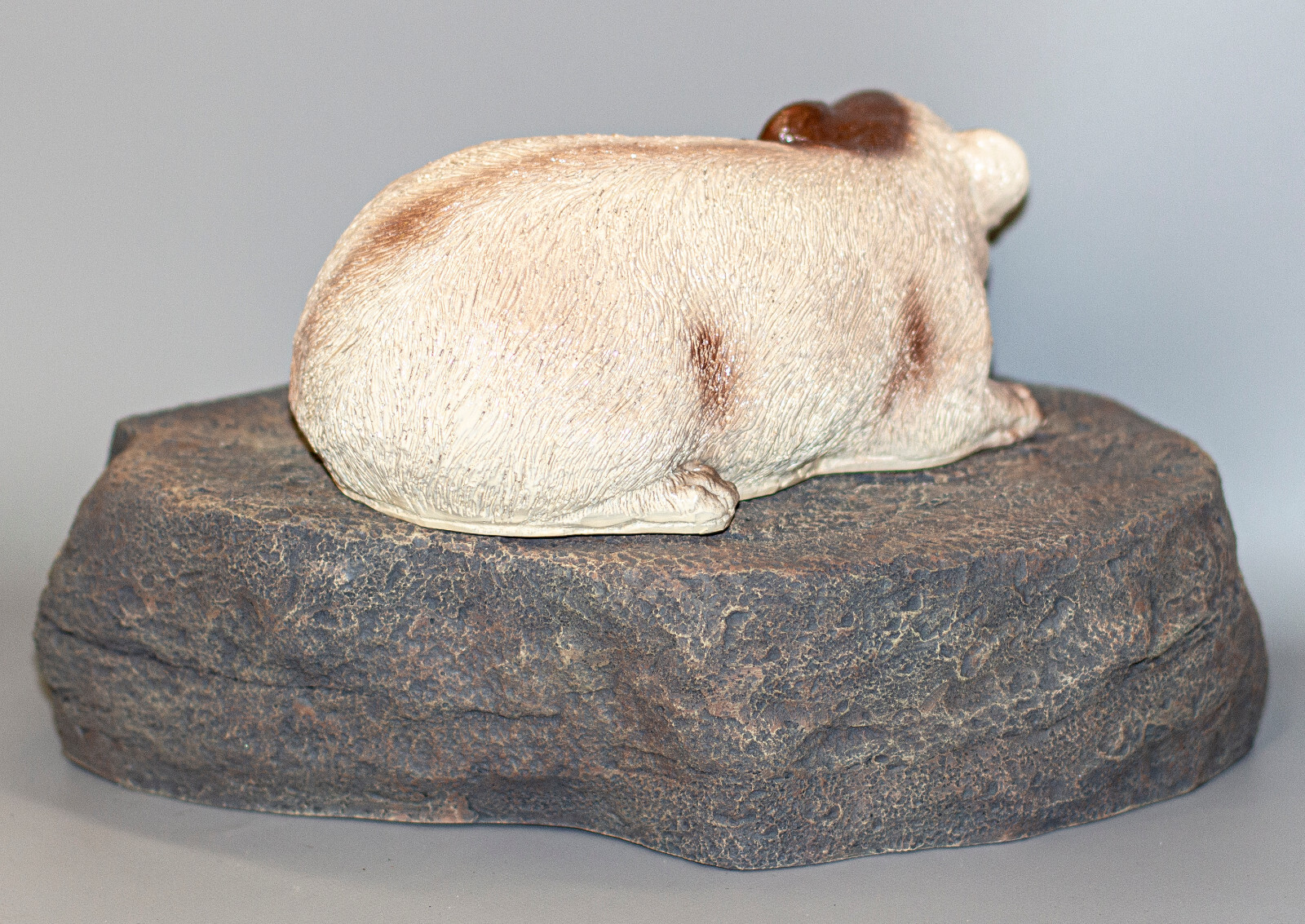Guinea Pig Urn Pet Memorial Stone Plaque Cremation Statue Animal Grave Marker