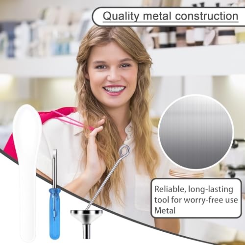 Cremation Funnel Kit, Include Spoon & Other Tools Small Metal Funnel Kit for