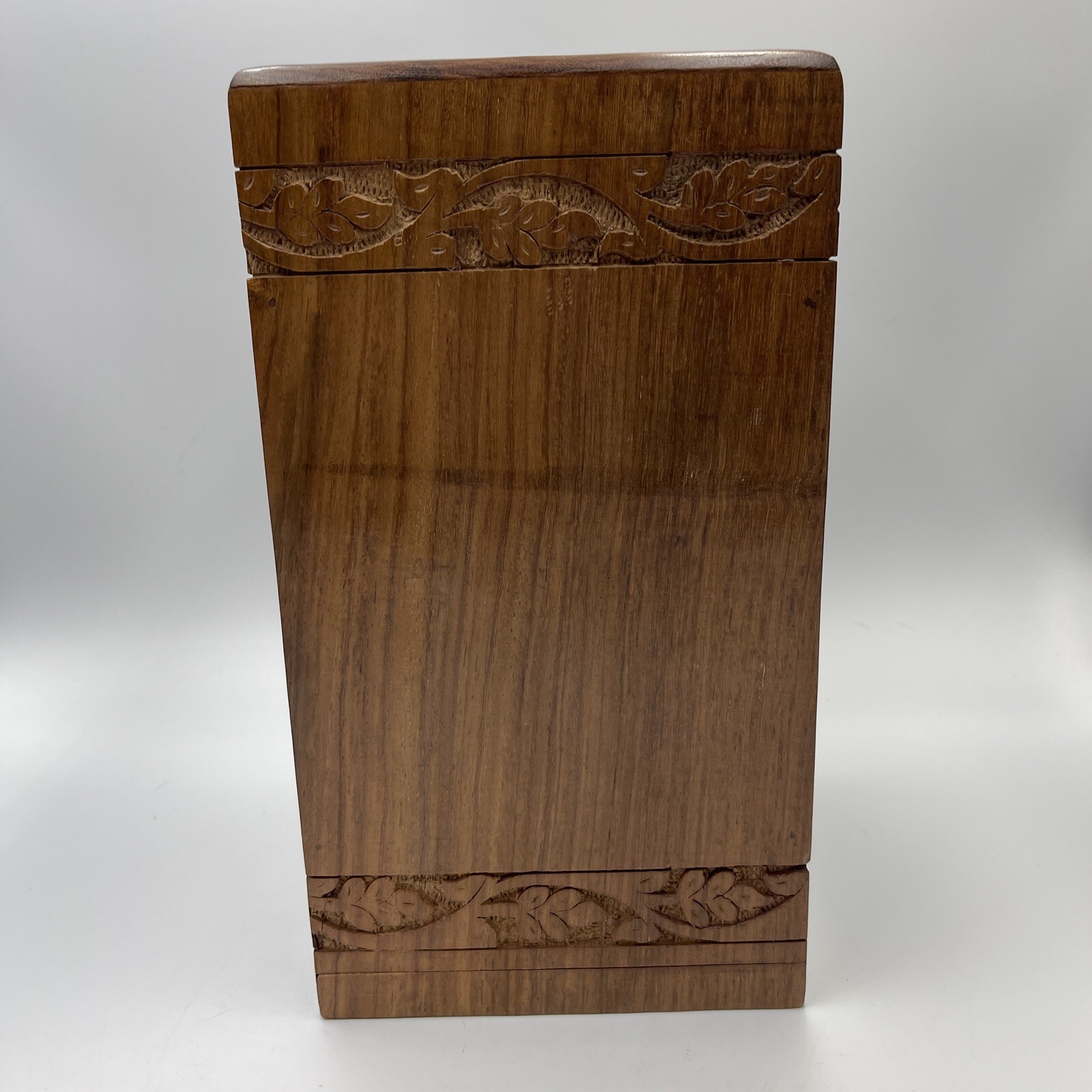 INTAJ Handmade Rosewood Urn – Tree of Life Wooden Urn (Soulful Tree)