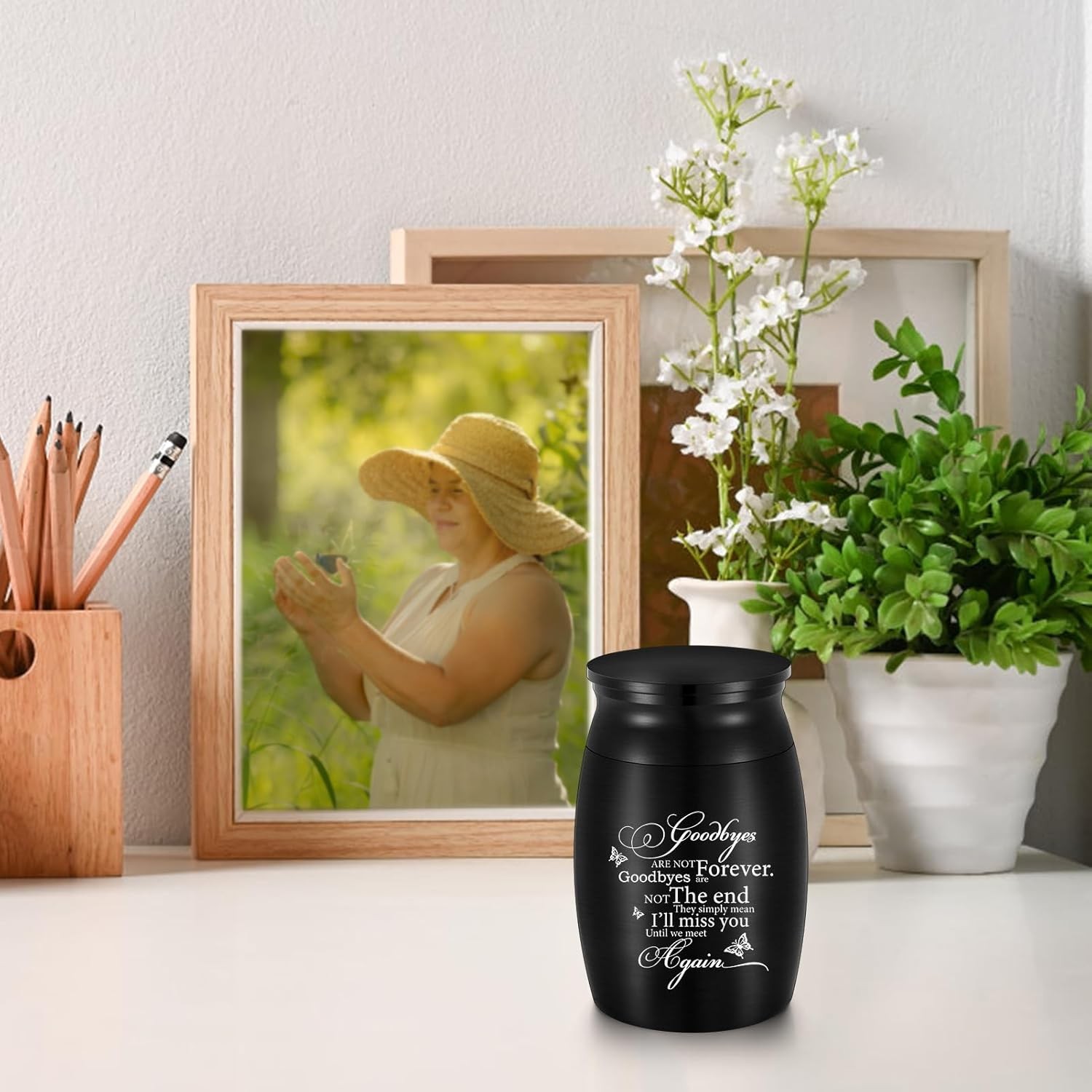 Small Urns for Human Ashes Keepsake – 3 Inches Butterfly Mini Cremation Funer…