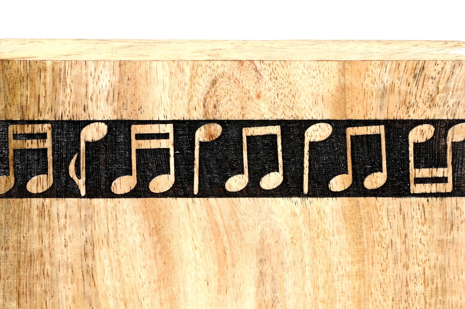 Guitar Print Human Ashes Adult Male Female, Wooden Urns Box Mango Wood Urns