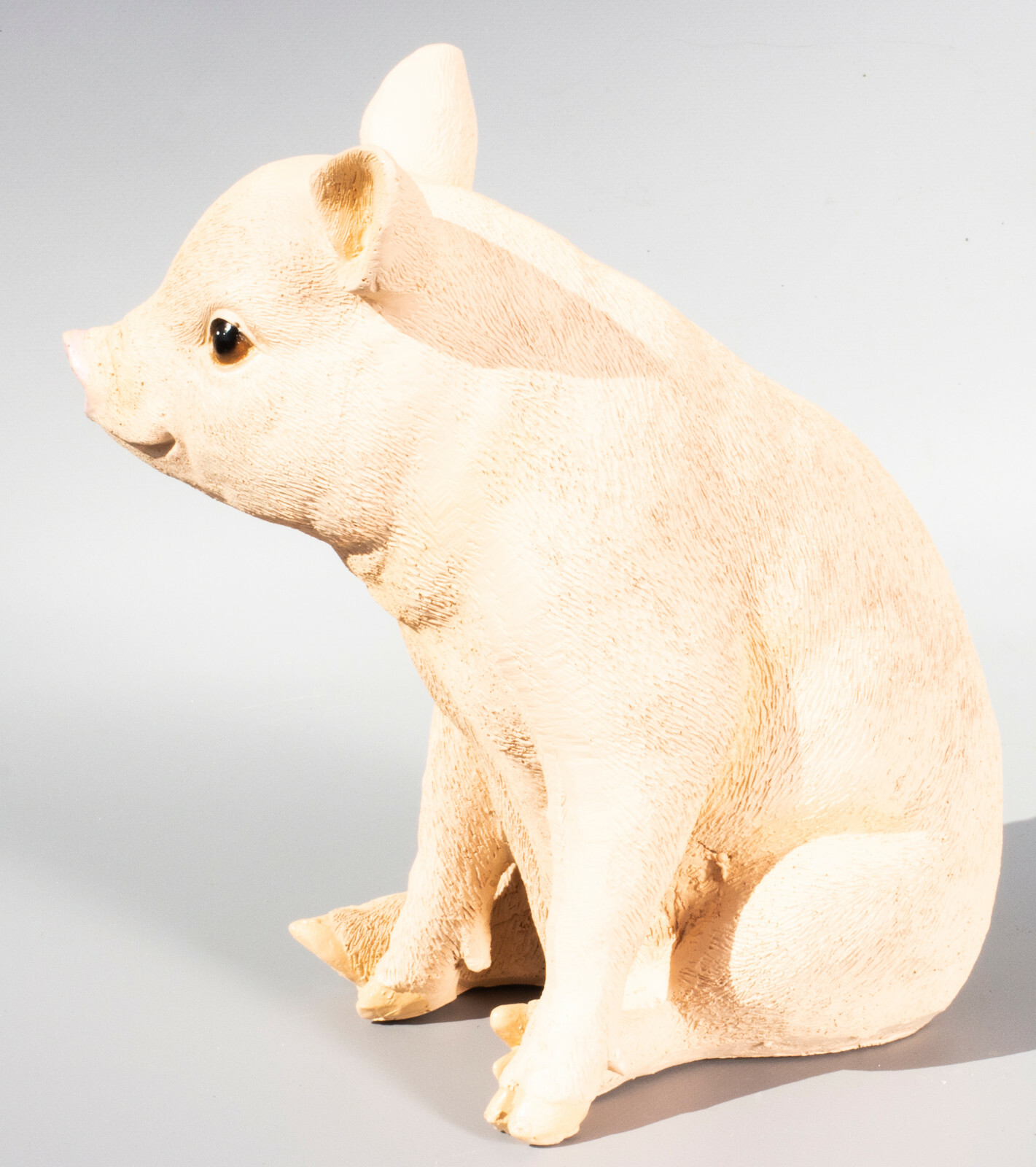 Cremation Urn Pet Ashes Pig Statue Memorial Grave Decor Hog Figure Swine Animal