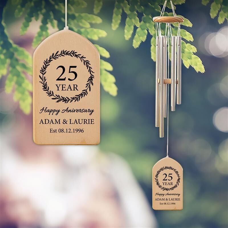 Anniversary Wind Chime, House Warming Gift, Anniversary Gift, Gift For Parents