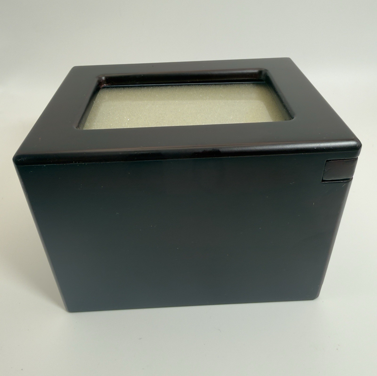 Pet Cremains Wood Urn Brown with Photo Display Small Dog Cat Bird Reptile NEW