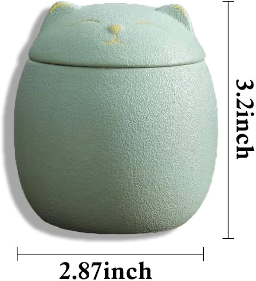 Ceramic Red Solid Pet Urn for Dogs & Cats, Photo Box Memorial Urn