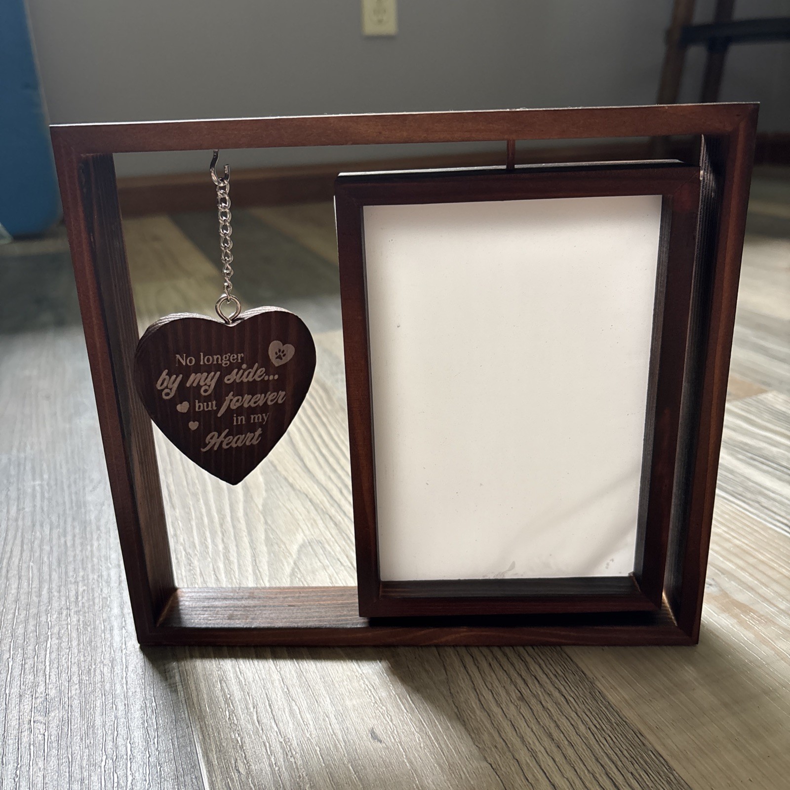 Pet Photo Picture Frame Memorial Vertical In Loving Memory