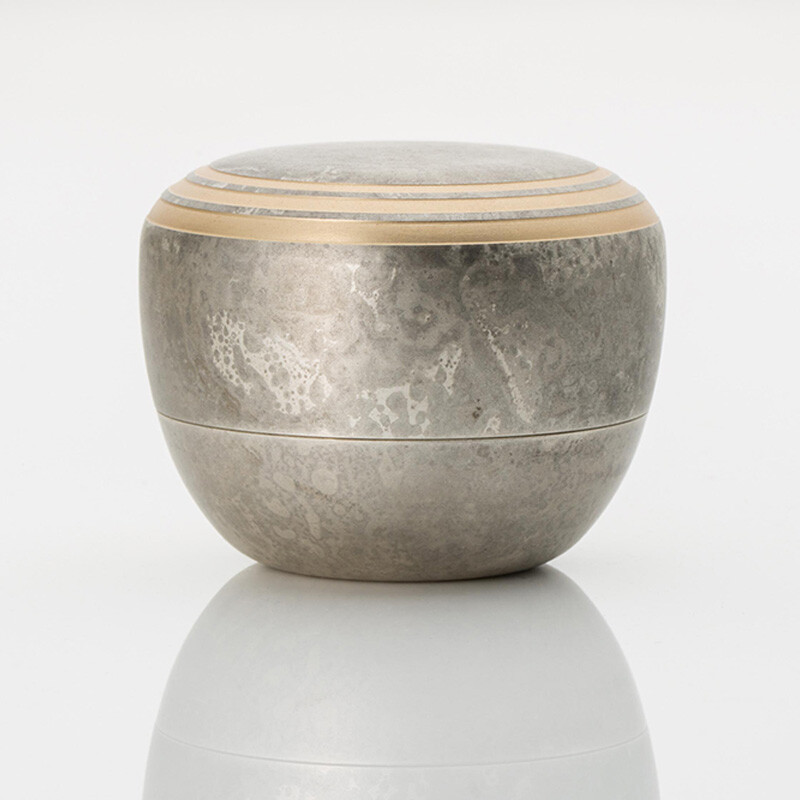Kanata Silver Small Keepsake Urn for Human Ashes Brass