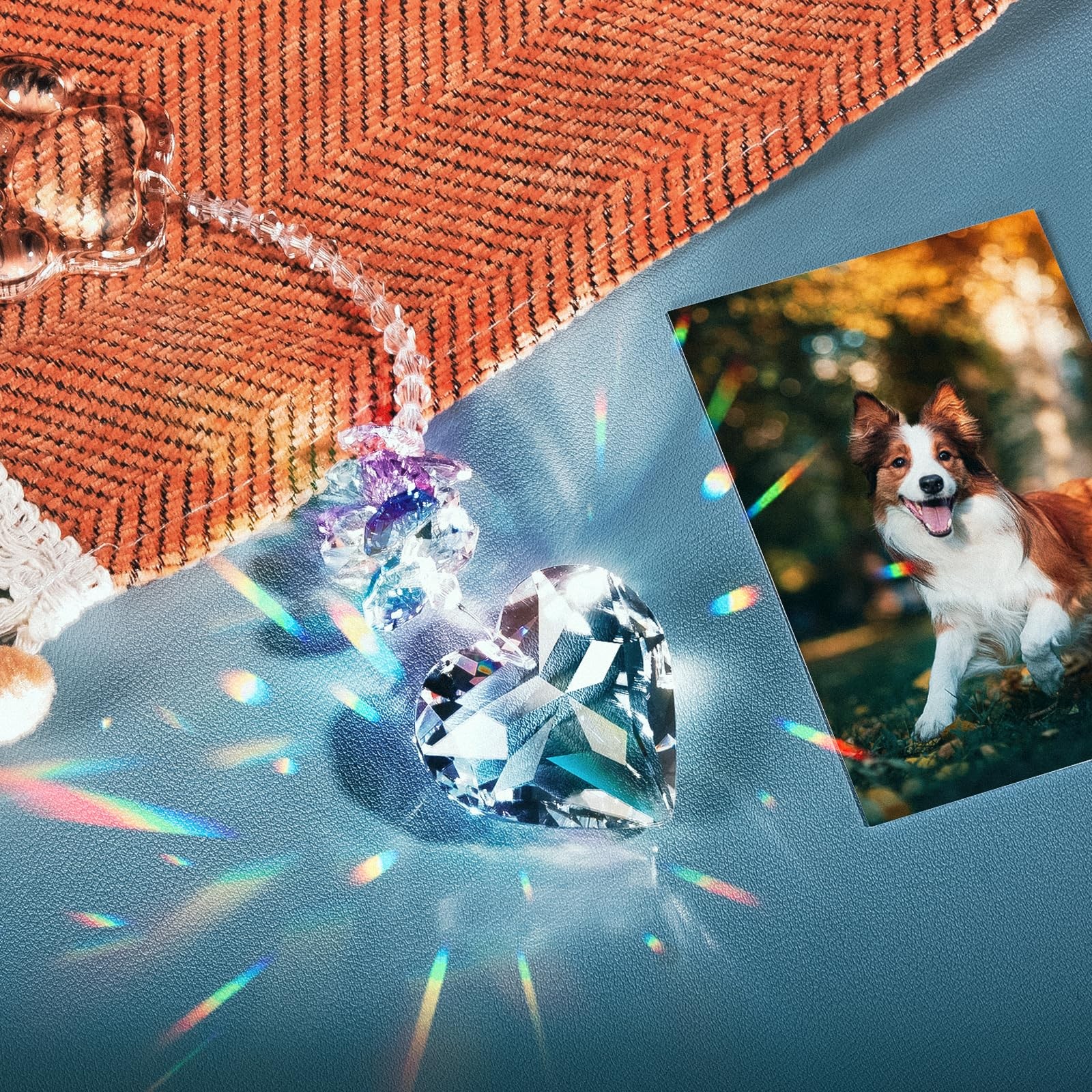 Dog Memorial Gifts for Loss of Dog, Pet Memorial Gifts for Dogs, Crystal Sunc…