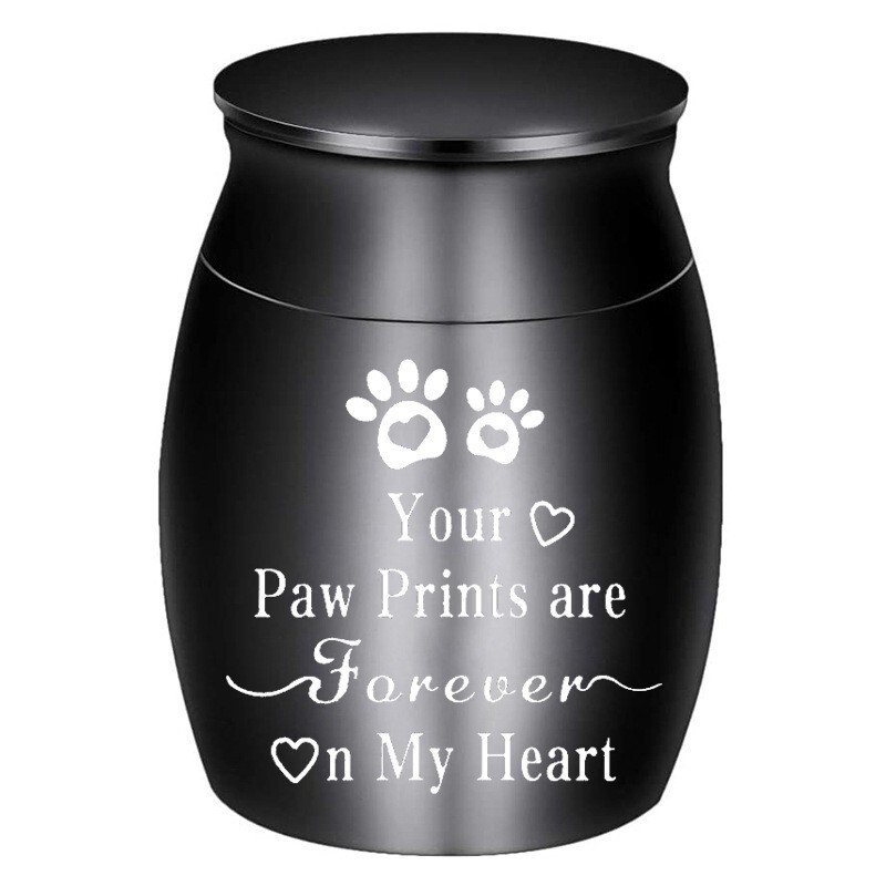 Pet Urn Memorial Jar Cremation Urn For Ashes Small Dog Cat Pet Memorial Keepsake