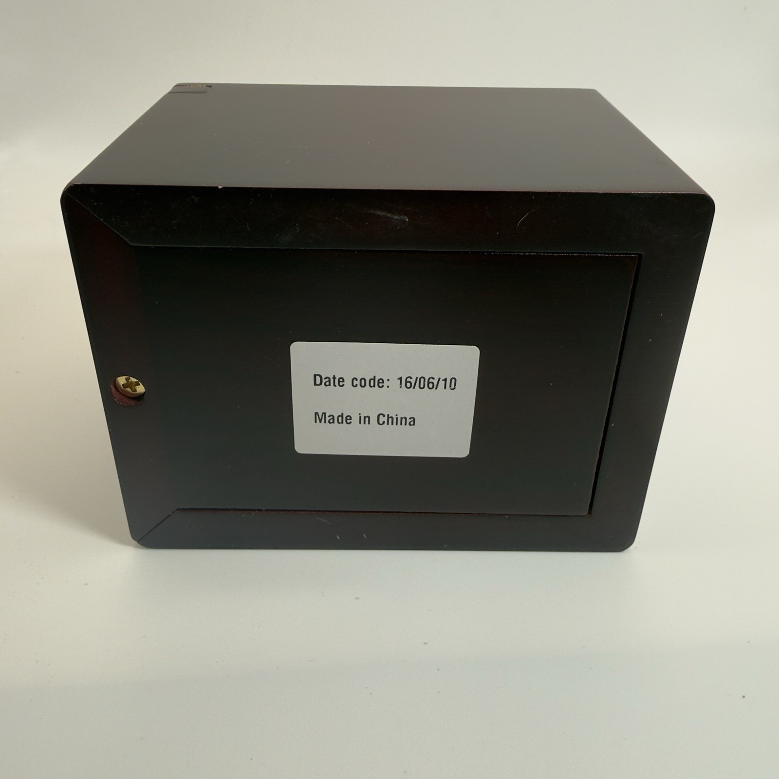 Pet Cremains Wood Urn Brown with Photo Display Small Dog Cat Bird Reptile NEW