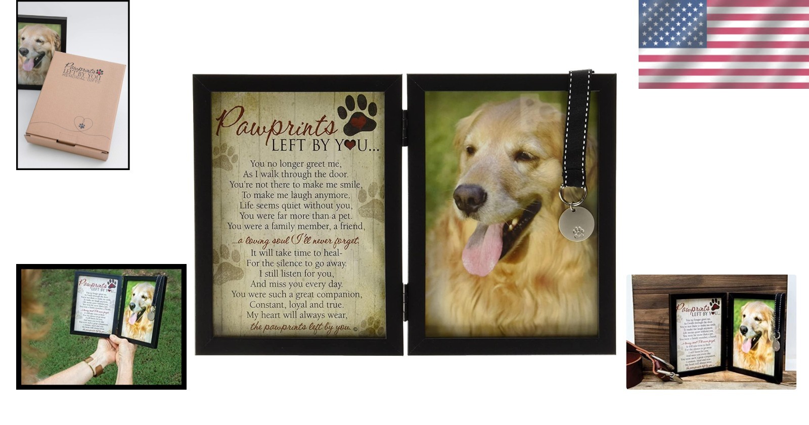 Heartfelt Pet Sympathy Gift, 1″ Tag Included