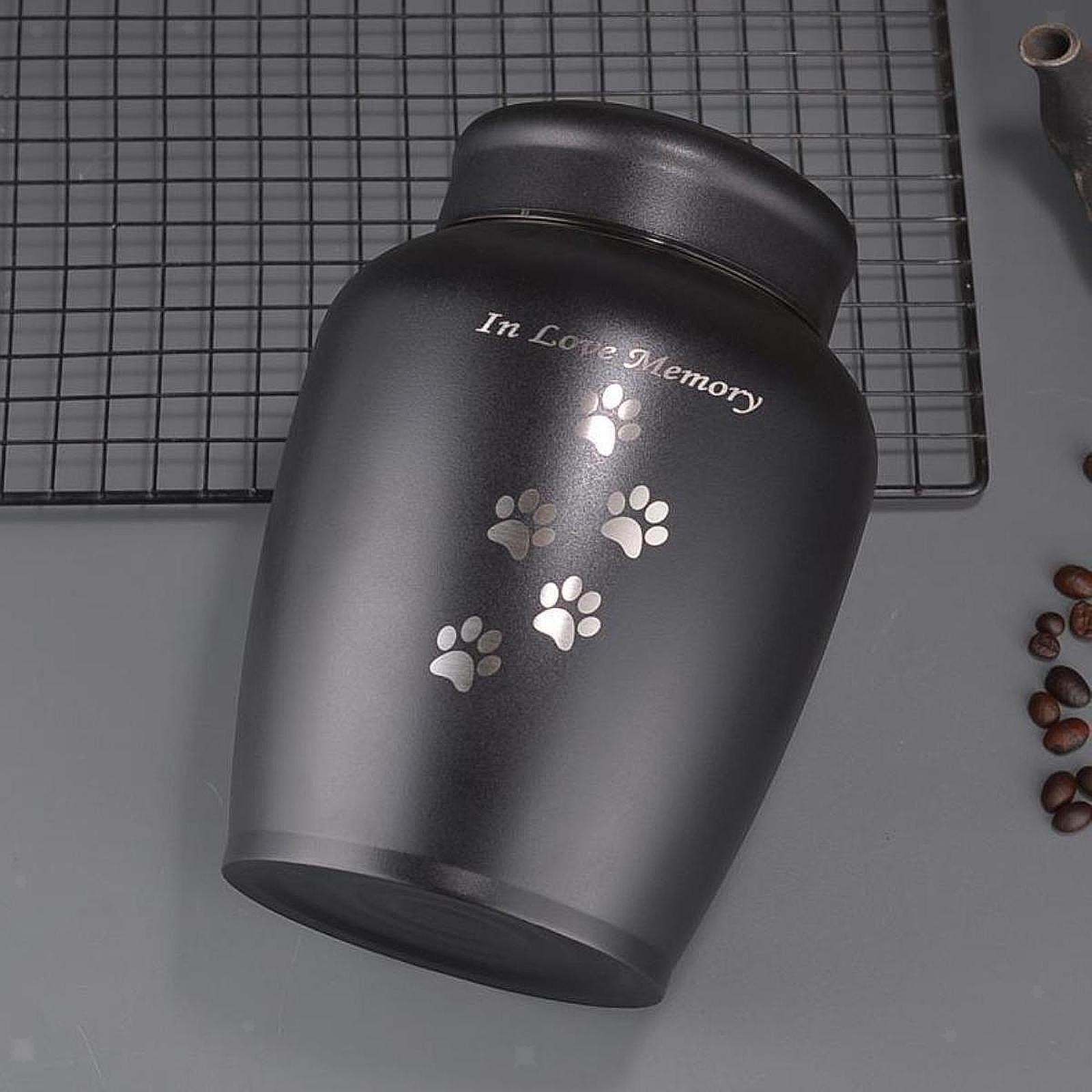 Pet Urn Stainless Steel Souvenir Final Comforting Resting Place Keeping Precious
