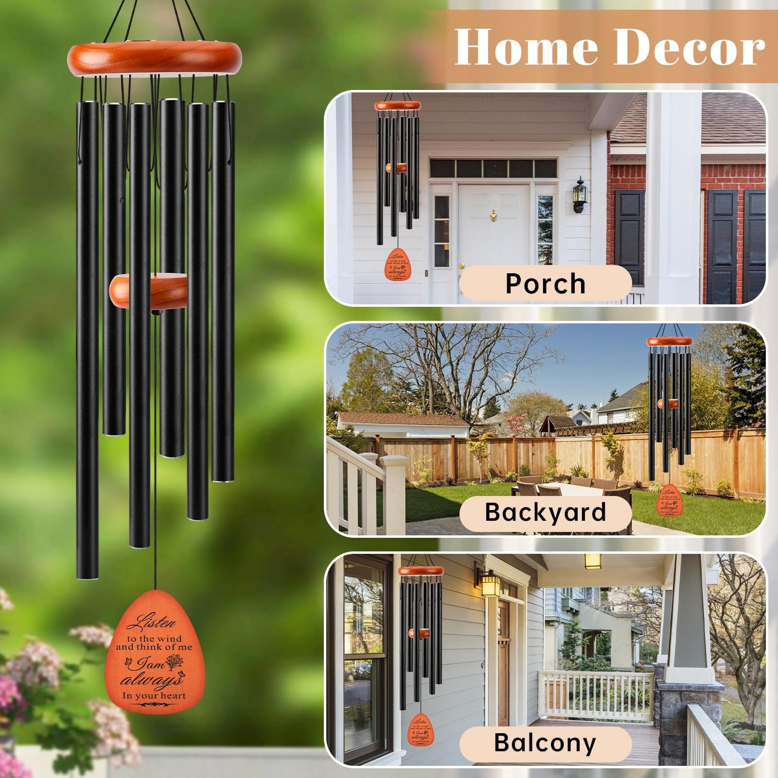 Sympathy Gifts for Loss of Loved One Memorial Wind Chimes Sympathy/Bereavemen…