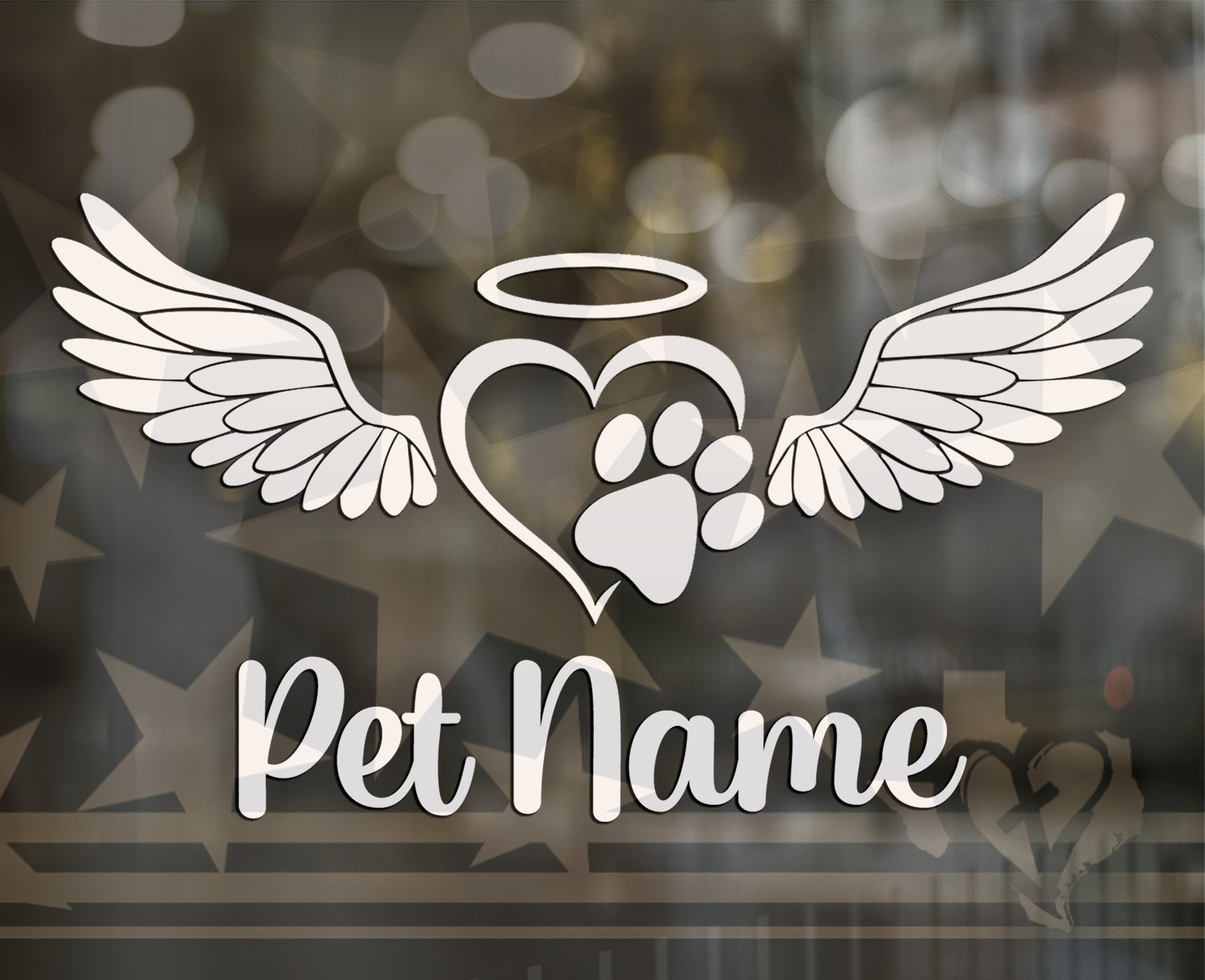 Pet Memorial | In loving Memory of Your Pet | Pet In Memory Vinyl Decal