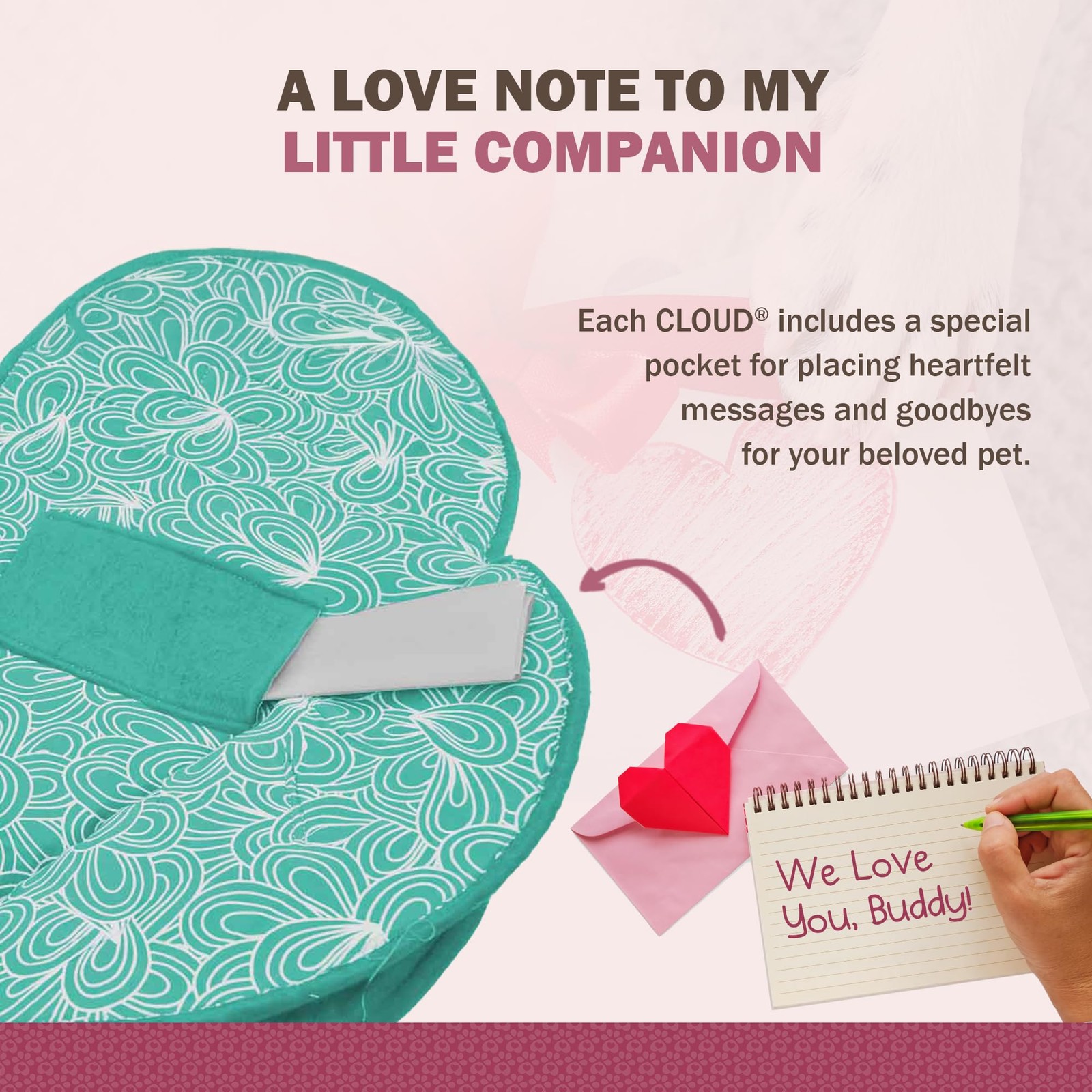 Sweet Goodbye Cloud® Eco-Friendly Pet Burial & Cremation Ceremony Kit – Casket