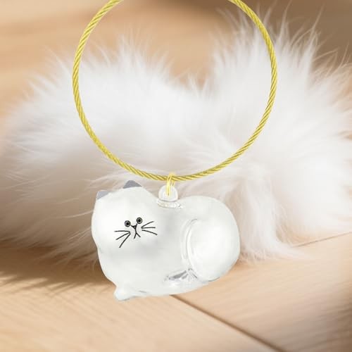 Cat Hair Keychain, 2Pcs Cat Hair Storage Bottle，Pet Fur Keepsake,Pet Hair