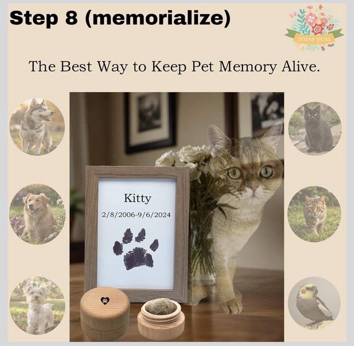 Handmade Pet Casket Pine Wood，Dogs Cats Coffin,Pet Burial Box Memorial, XS, Pink