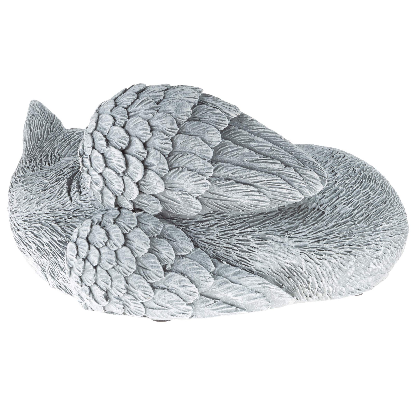 Sculpture Pet Memorial Statue Sleeping Angel Cat