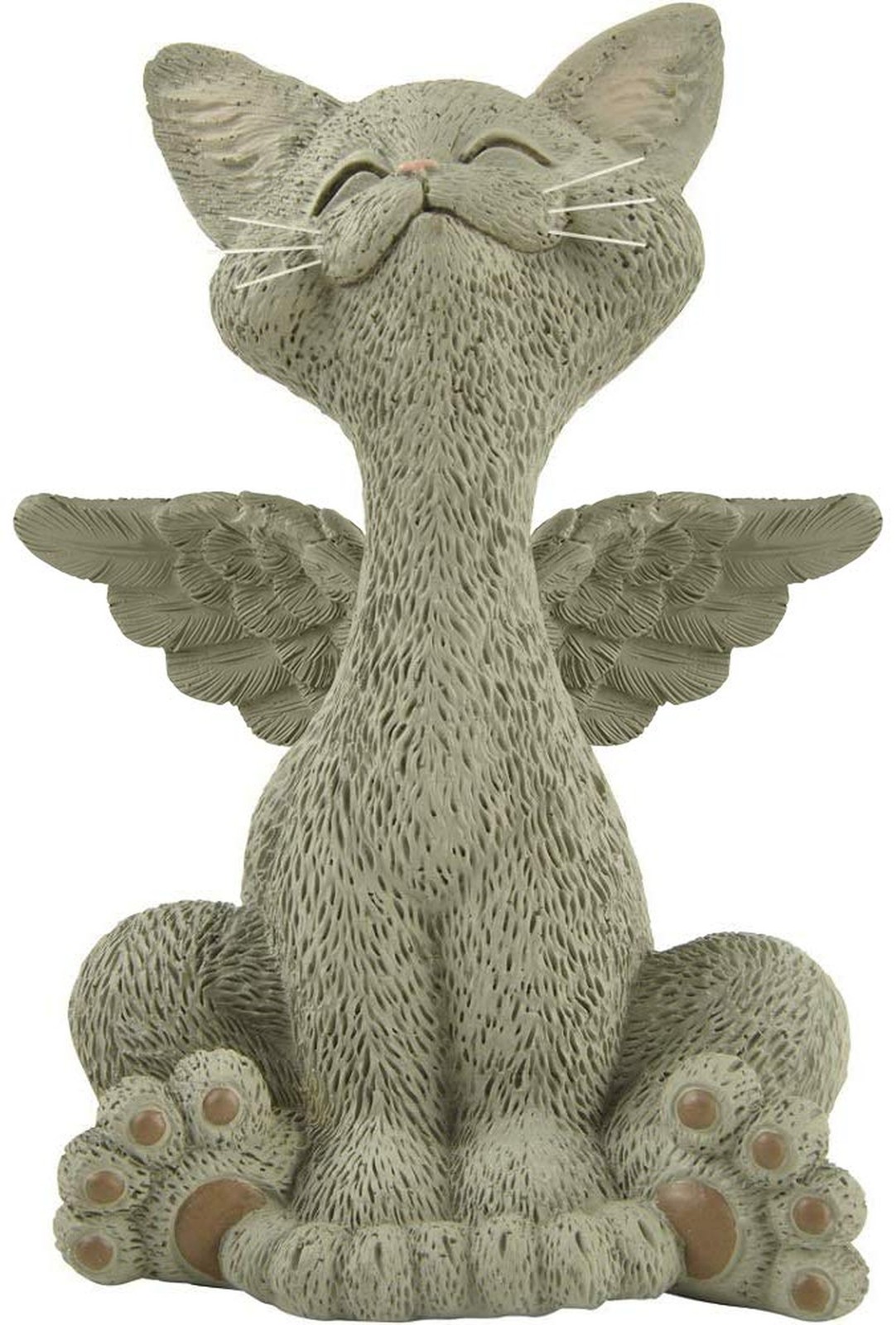 5″ Bereavement Cat Angel Figurine – Resin Memorial Kitty Statue with Wings