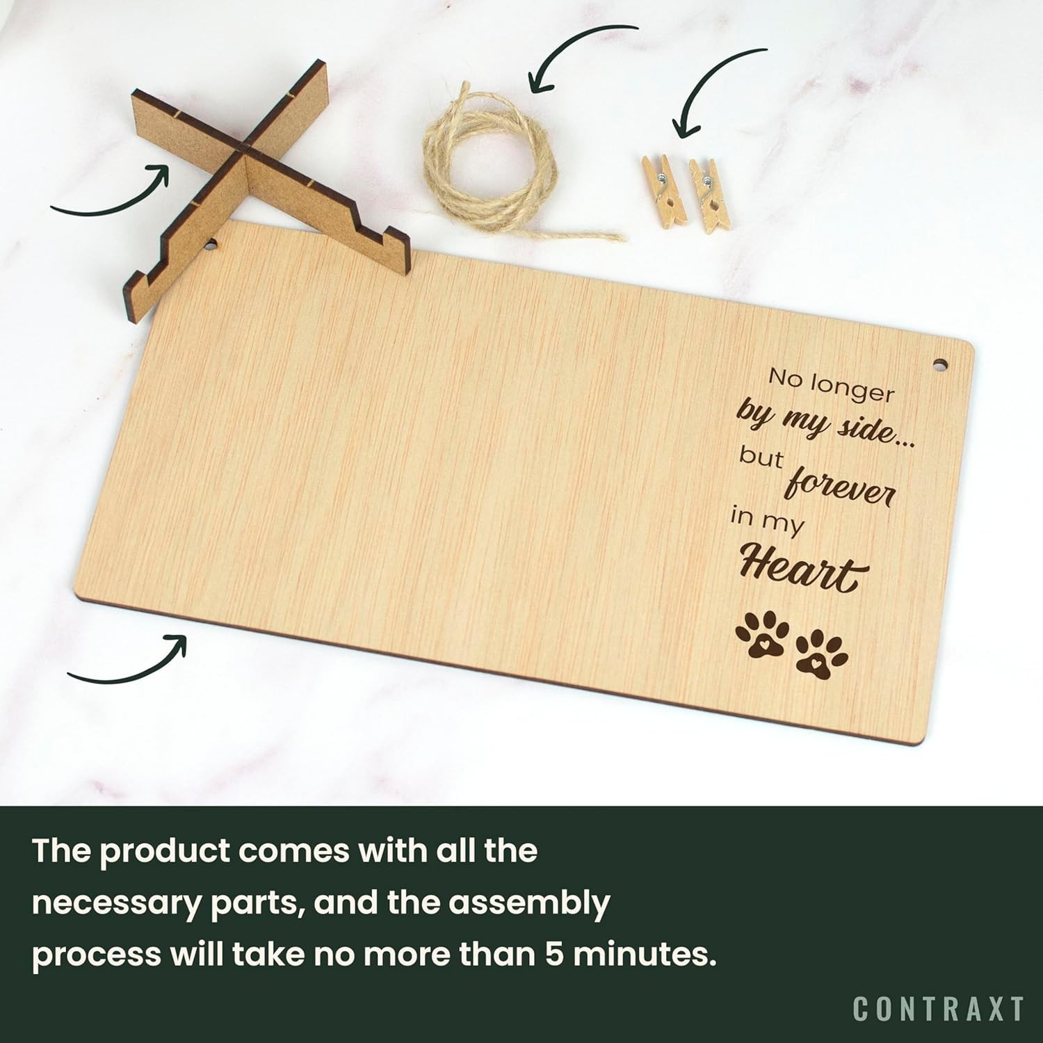 Pet Memorial Picture Frame, Sympathy Gifts for Loss of Dog or Cat, Bereavemen…