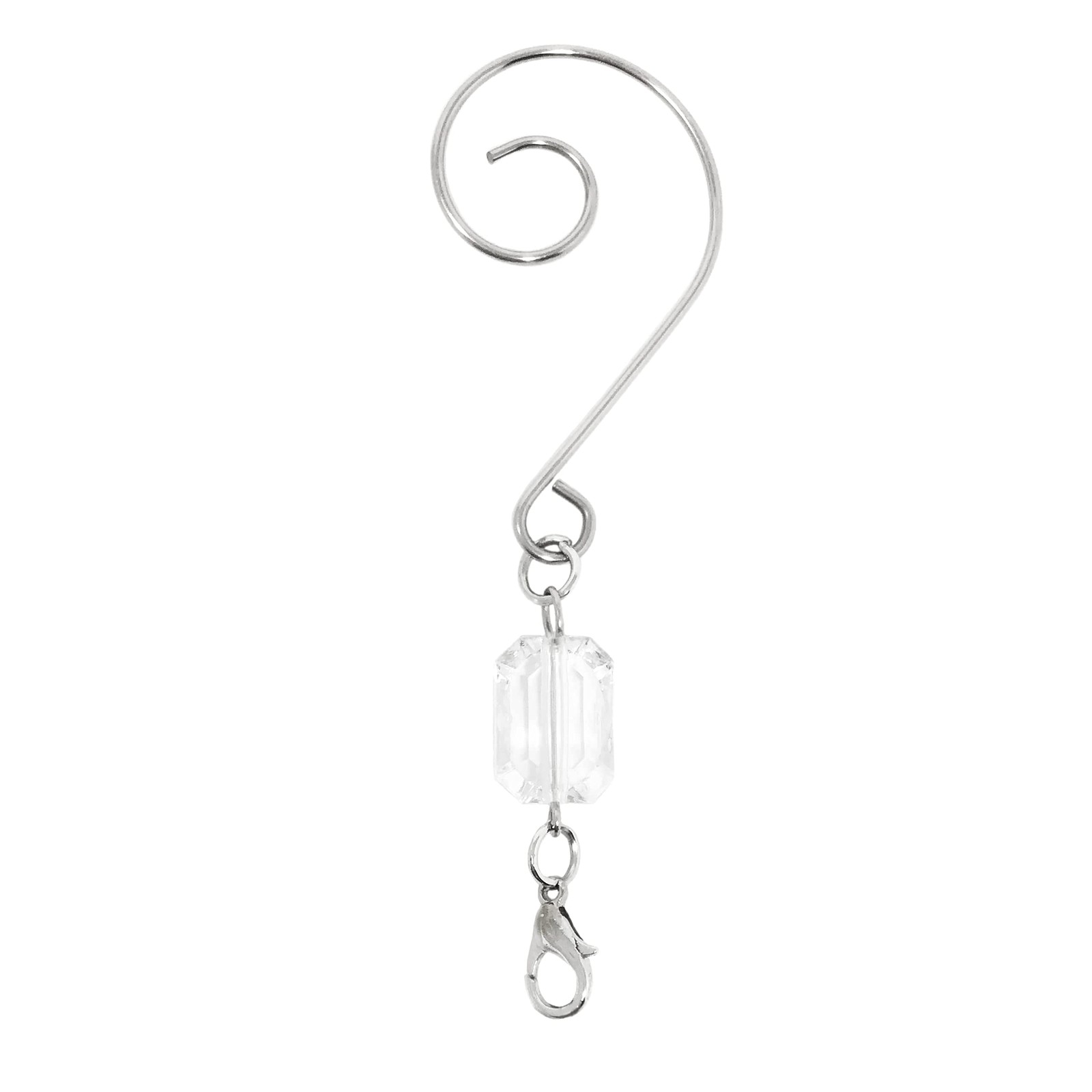 Dog Memorial Ornament – in Loving Memory – Photo Christmas Small, Silver
