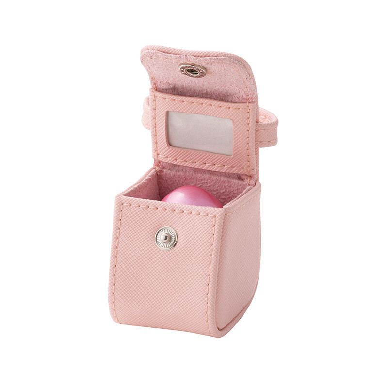Popo Color:Pink Small Keepsake Urn for Human Ashes Brass with Mini Pouch