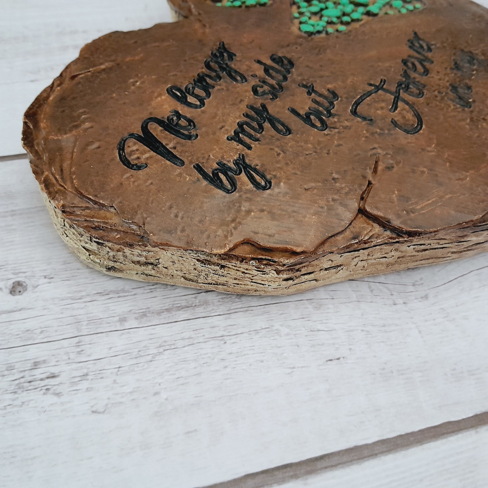Memorial Stone for Pets Heart Shaped Resin 9×9