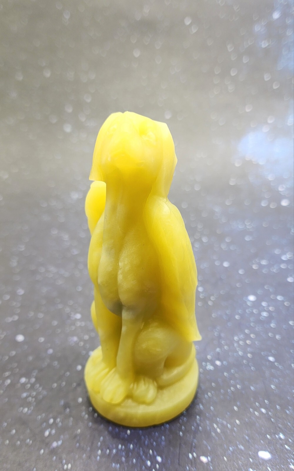 Lemon Jade Winged Angel Dog Pet Memorial, Pet Loss Gift, Gemstone Carving