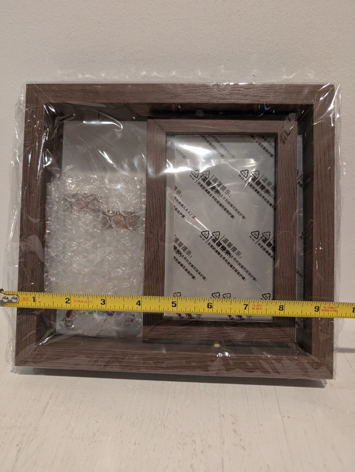 Pet Photo 4×6 Rustic Wooden Rotating Picture Frame Memorial 2 Jars New in Box