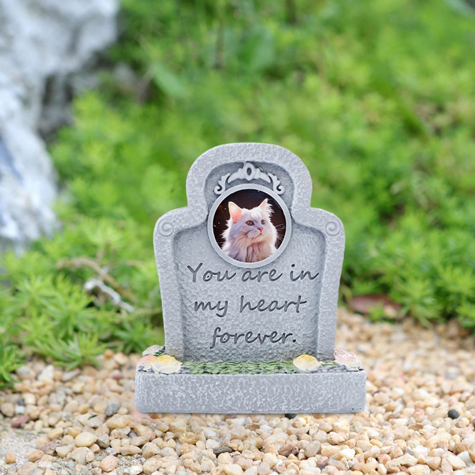 Monument for Memorial Pet Pet Tombstone Statue Loss of Pet Gift Cat Memorial