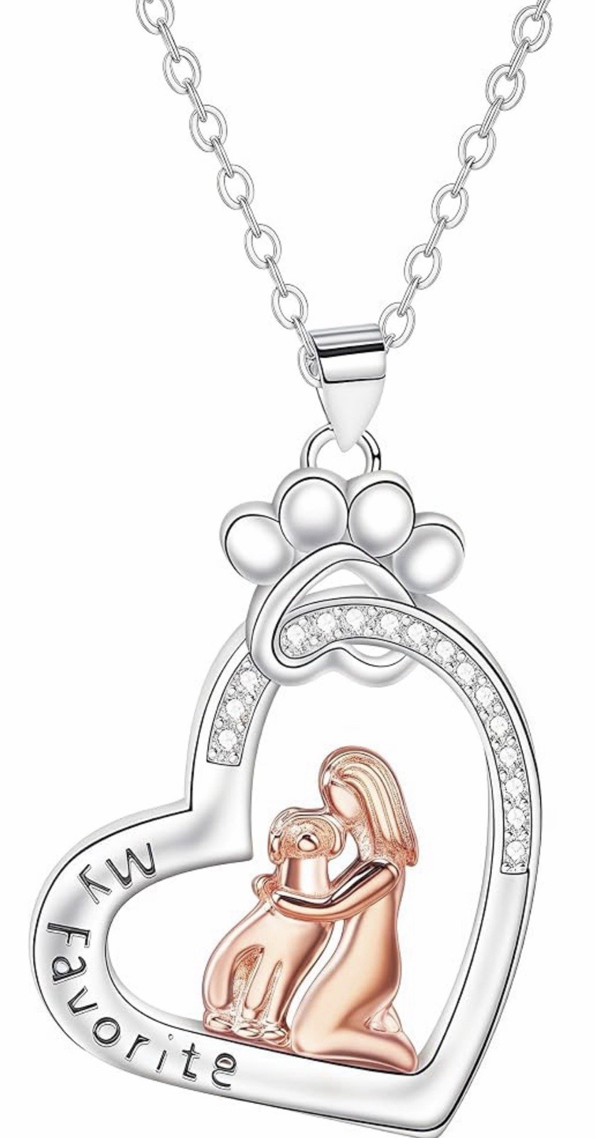 BRAND NEW Dog Memorial Gifts Remembrance Necklace: Loss of Dog Sympathy Gift