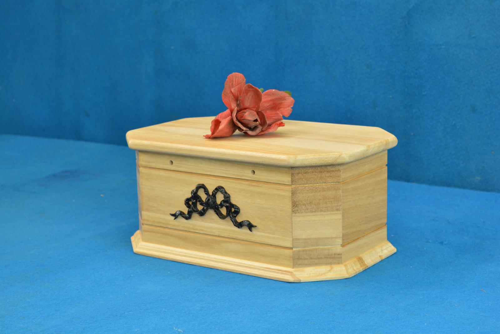 Coffin for pets in solid oak medium and small size coffins