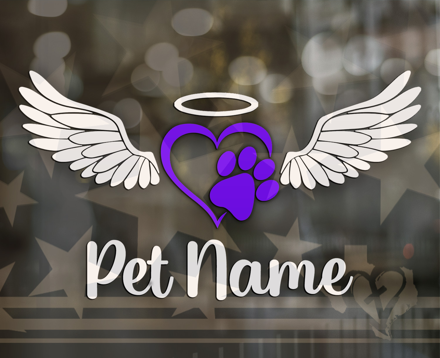 Pet Memorial | In loving Memory of Your Pet | Pet In Memory Vinyl Decal