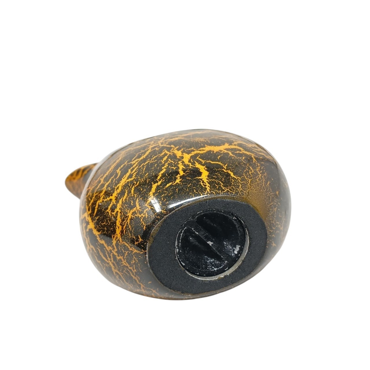 Handcrafted Mini Cremation Urn for Human Ashes – Yellow Teardrop Keepsake Earns