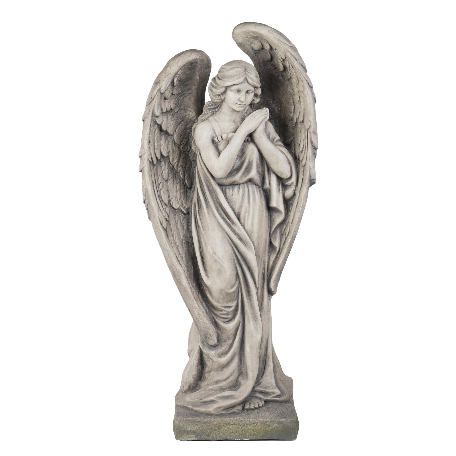 Outdoor Statues Angel Décor Garden Statue – 34 inch Large Garden Angels Out