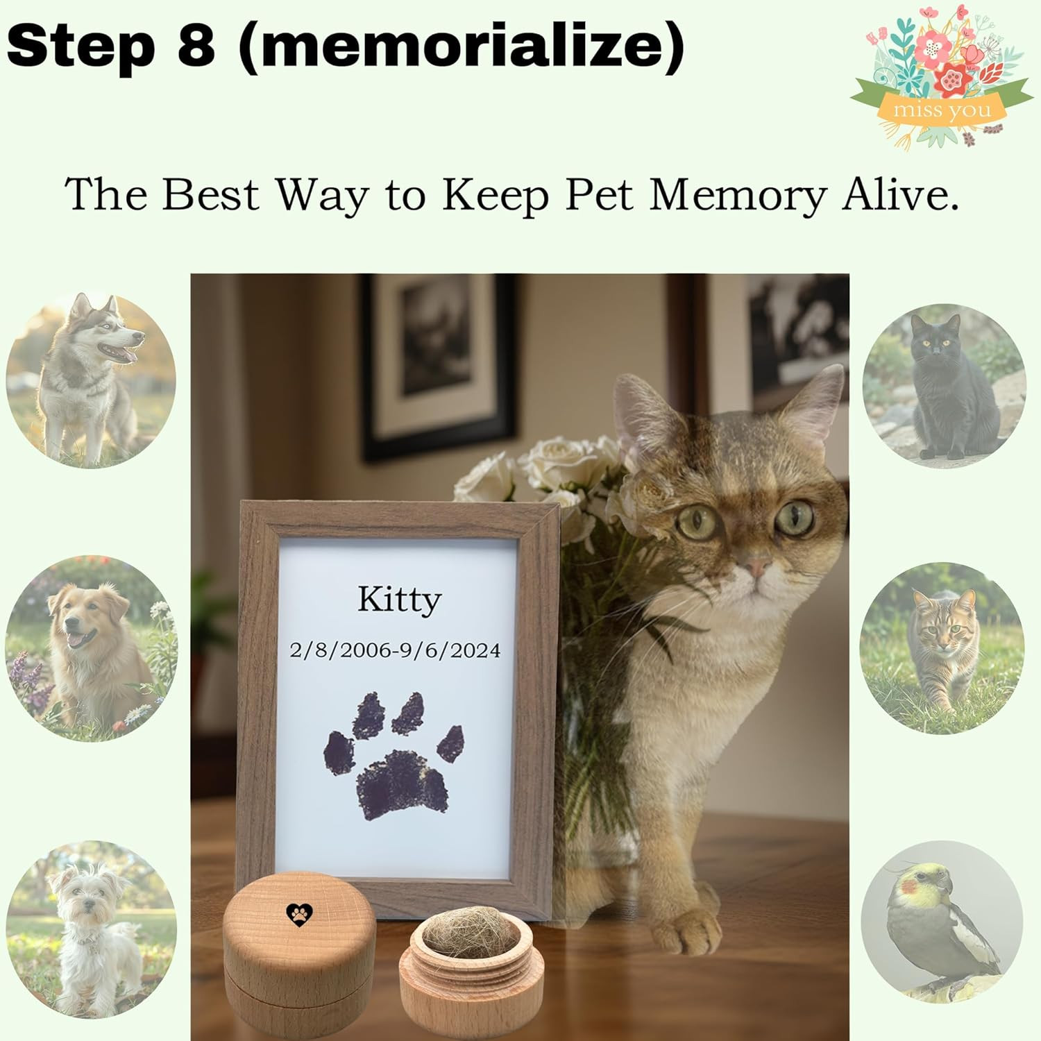 Wooden Pet Casket|Dog Cat Casket,Coffin|Pet Caskets for Dogs,Cats,|Pet Burial B