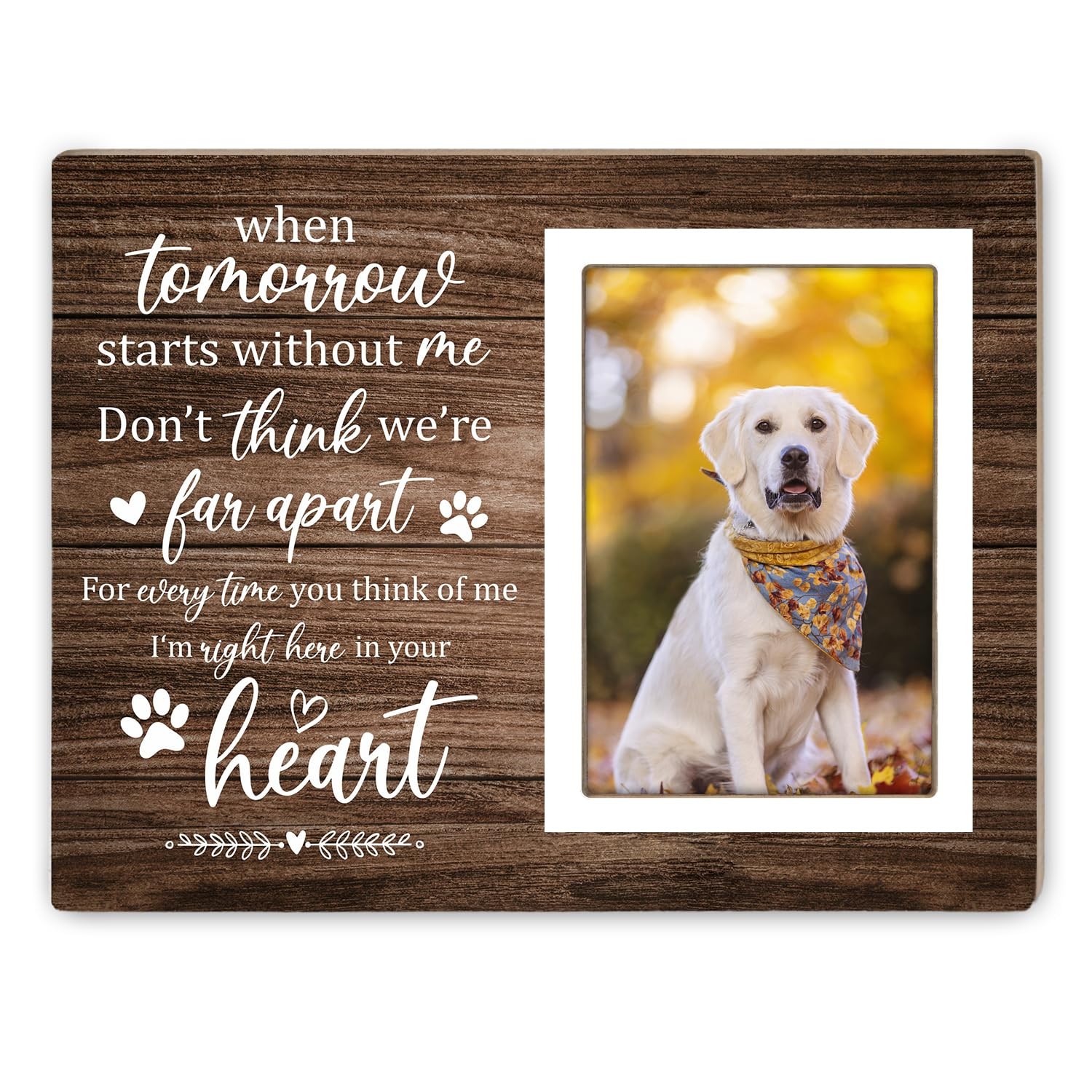 Pet Memorial Picture Frame, Pet Dog Memorial Picture Frame, Pet Cat Photo Fra…