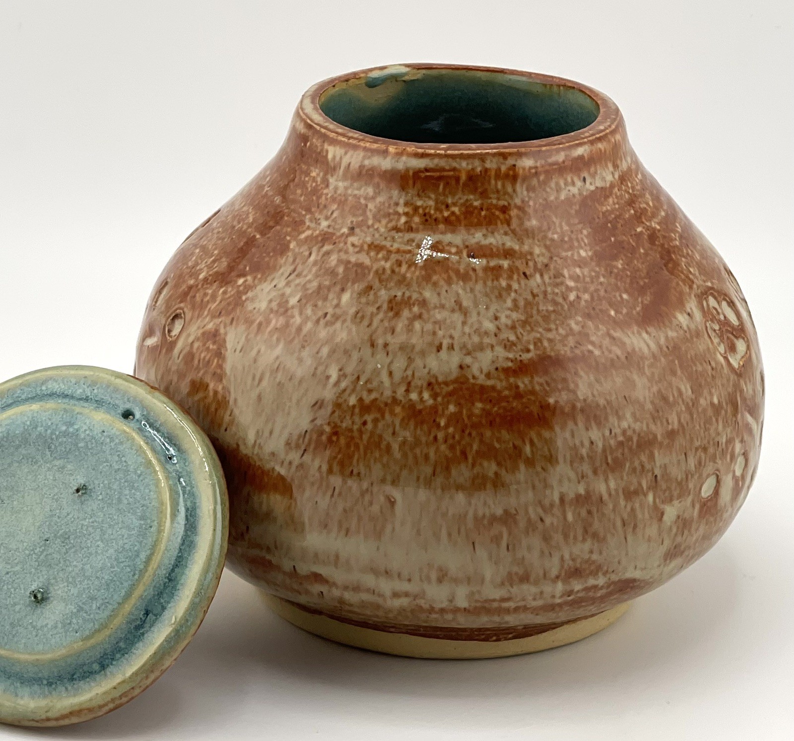 PET URN POTTERY Handmade w/love for Pet Ashes & Memorial Keepsake w/Pet Charms