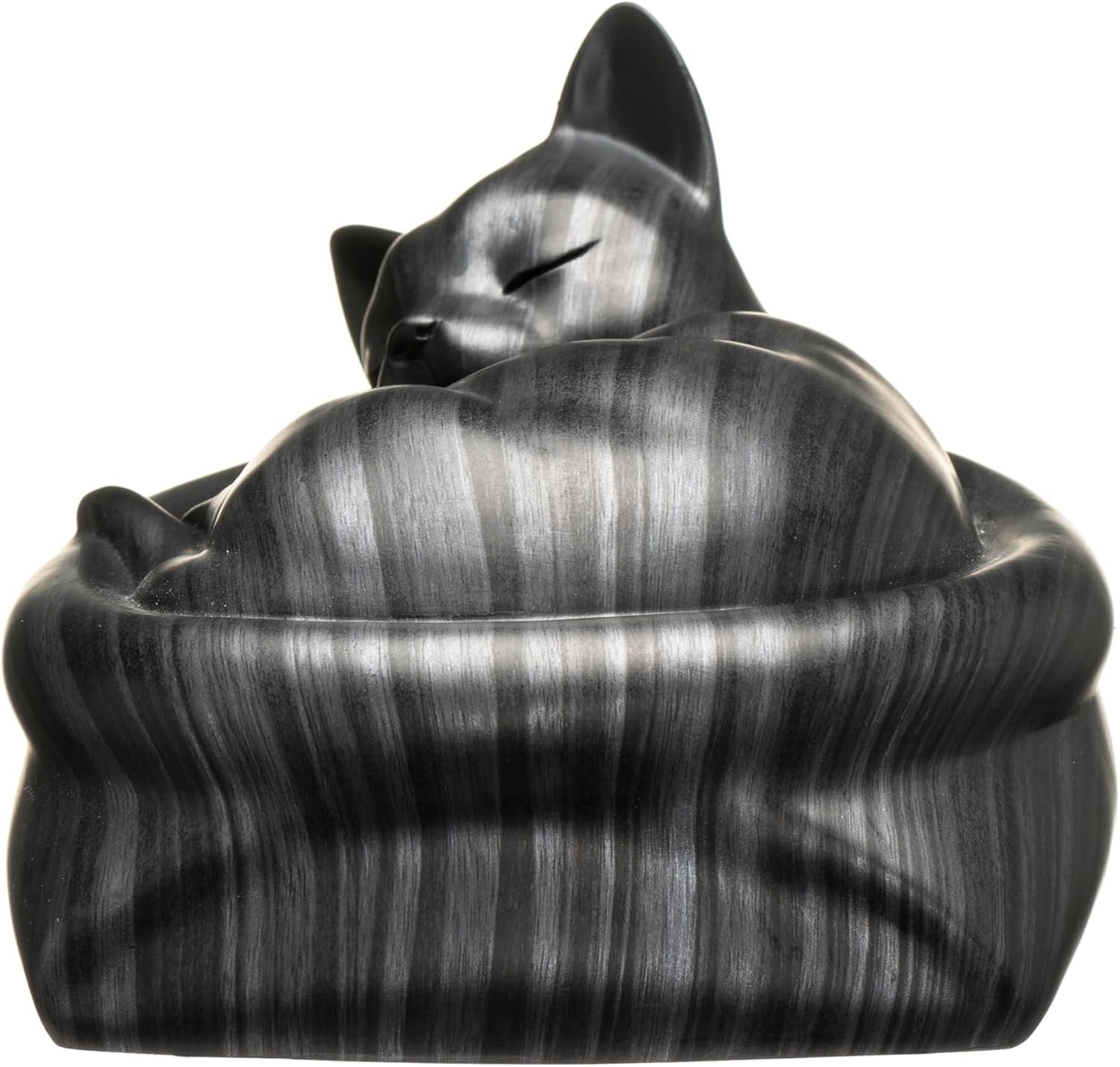 Elegant Black Cat Urn – Premium Small Pet Urn for Cat Ashes