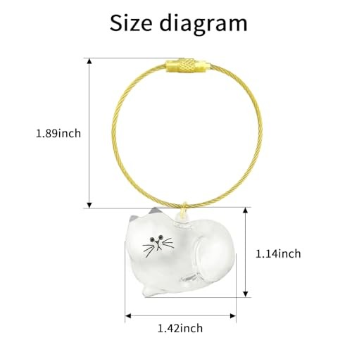 Cat Hair Keychain, 2Pcs Cat Hair Storage Bottle，Pet Fur Keepsake,Pet Hair