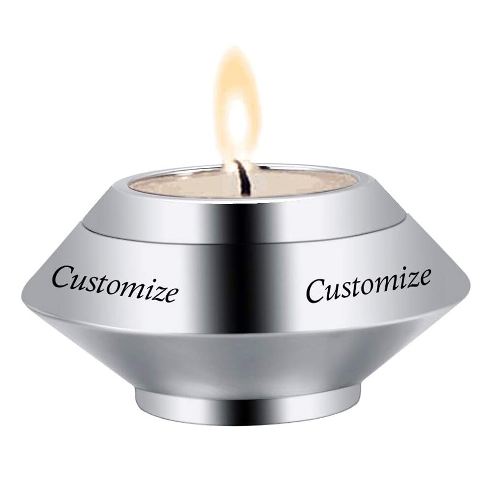Stainless Steel Candle Holder Cremation Ashes Urns for Human Pet-Urn Candlestick