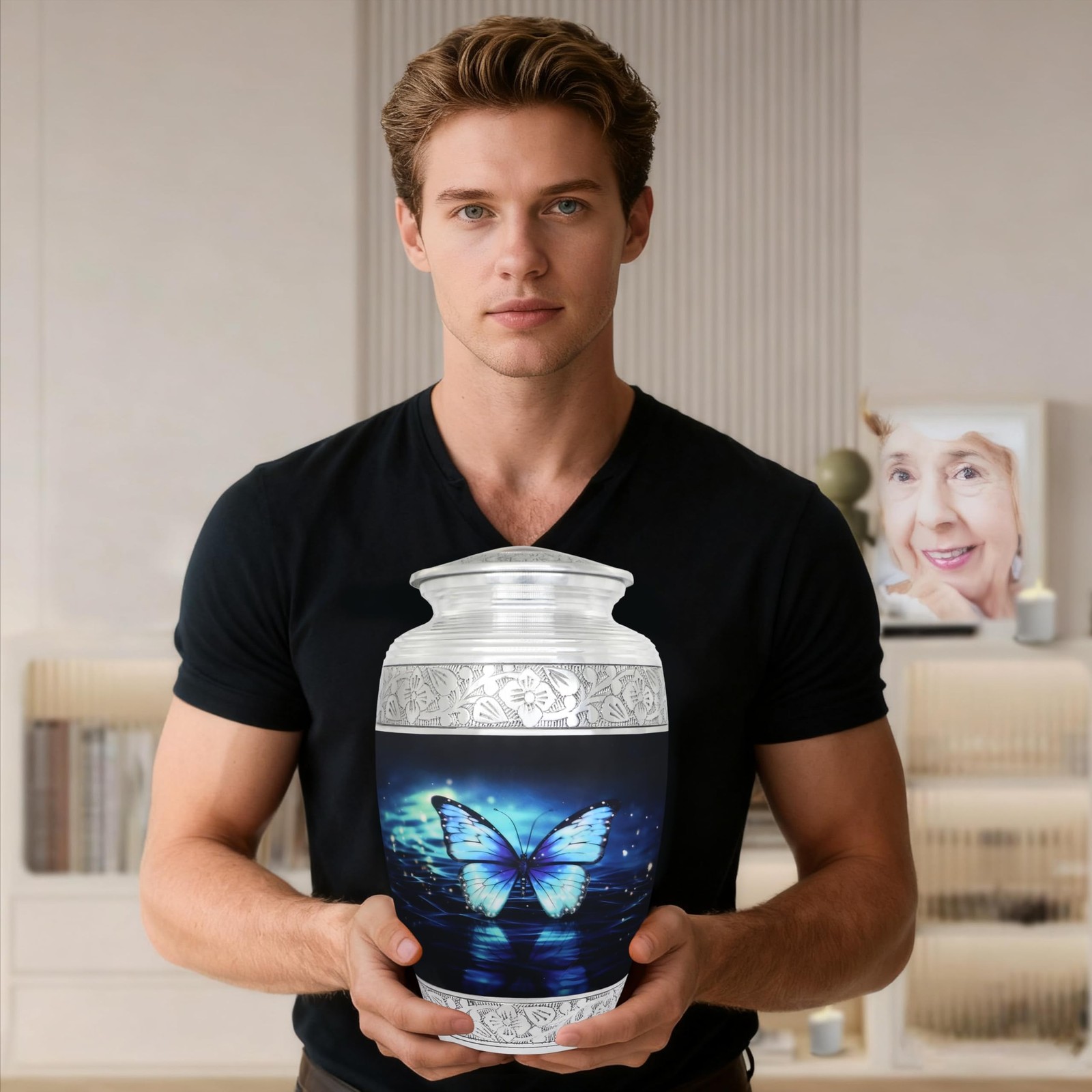 Urn for Ashes Adult Male & Female, Cremation Urns for Human Ashes Adult Man &…