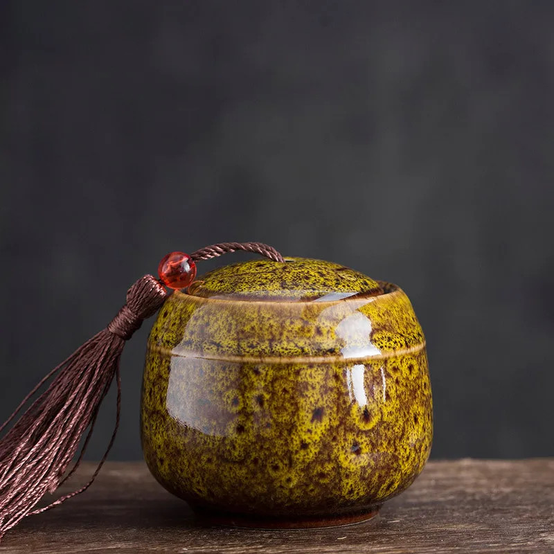 Elegant Mini Ceramic Pet Cremation Urn – 70ml Memorial Keepsake Container