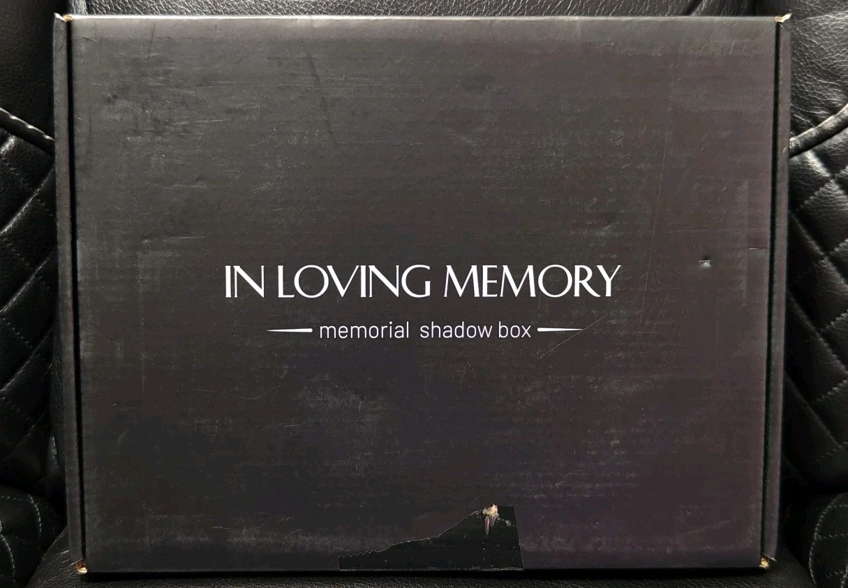 Memorial Gifts LED Shadow Box – Sympathy Gift Loss of Mother Mom Father Dad M2