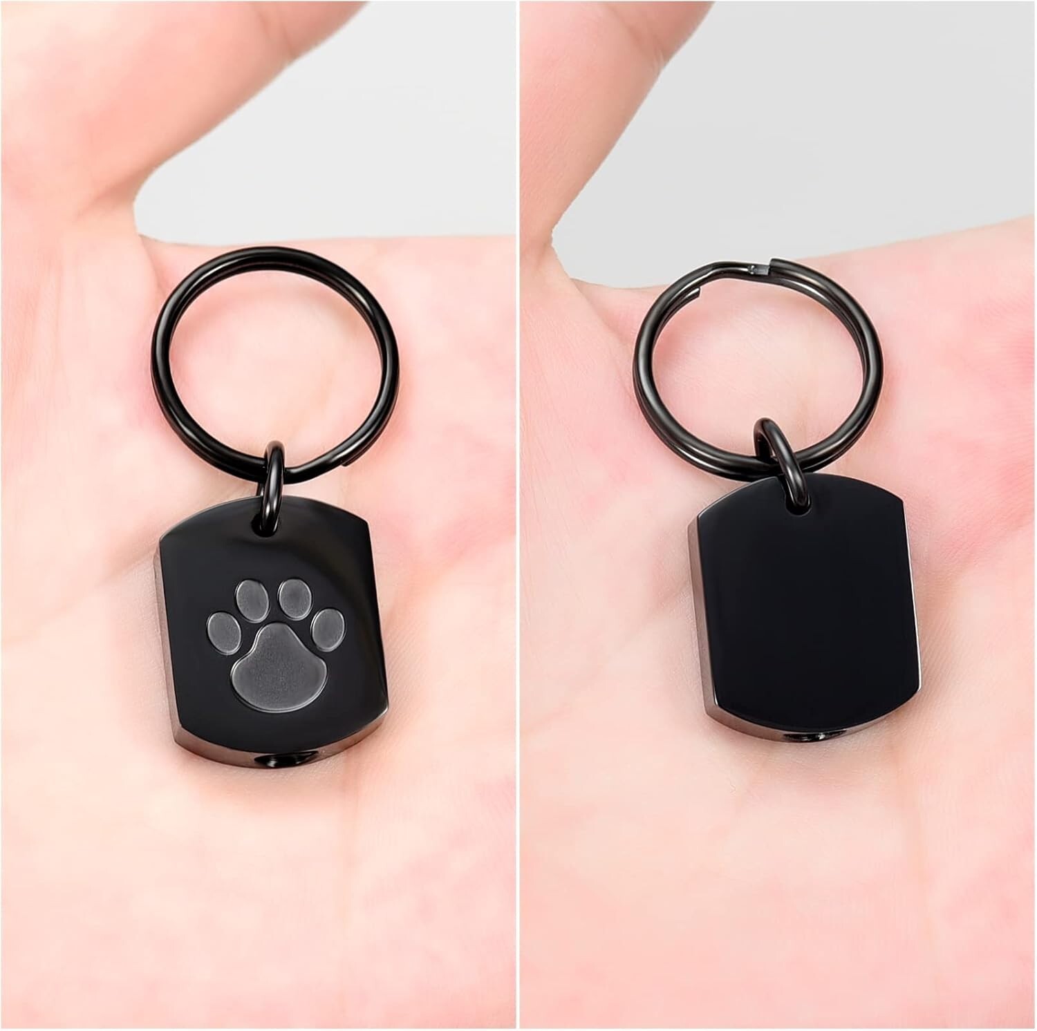 Cremation Jewelry Stainless Steel Small Urn Necklace Pet Memorial Keepsake Pe…