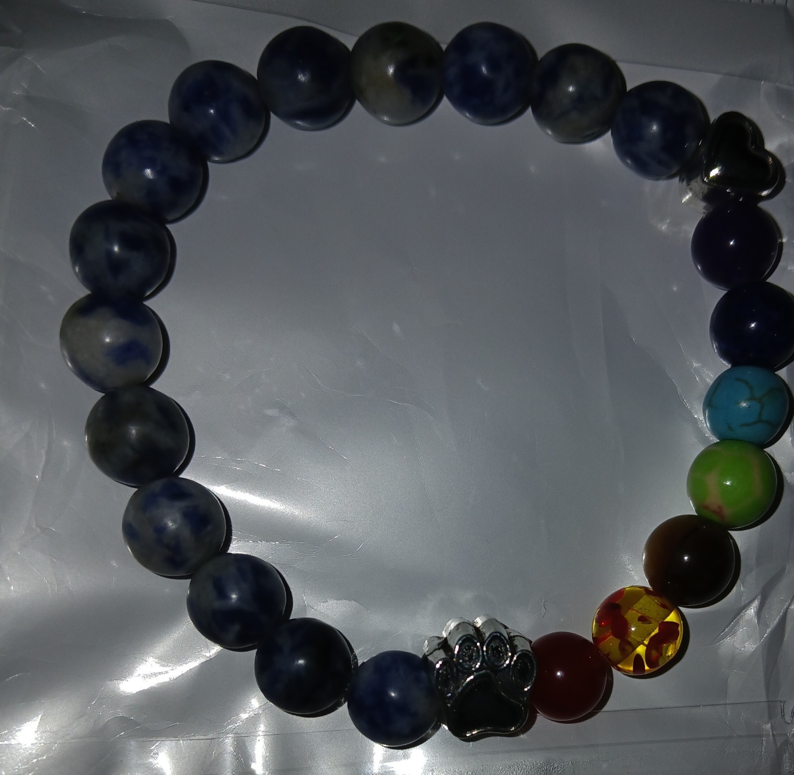 Pet Rainbow Bridge Sympathy Memorial Bereavement Bracelet Gift New