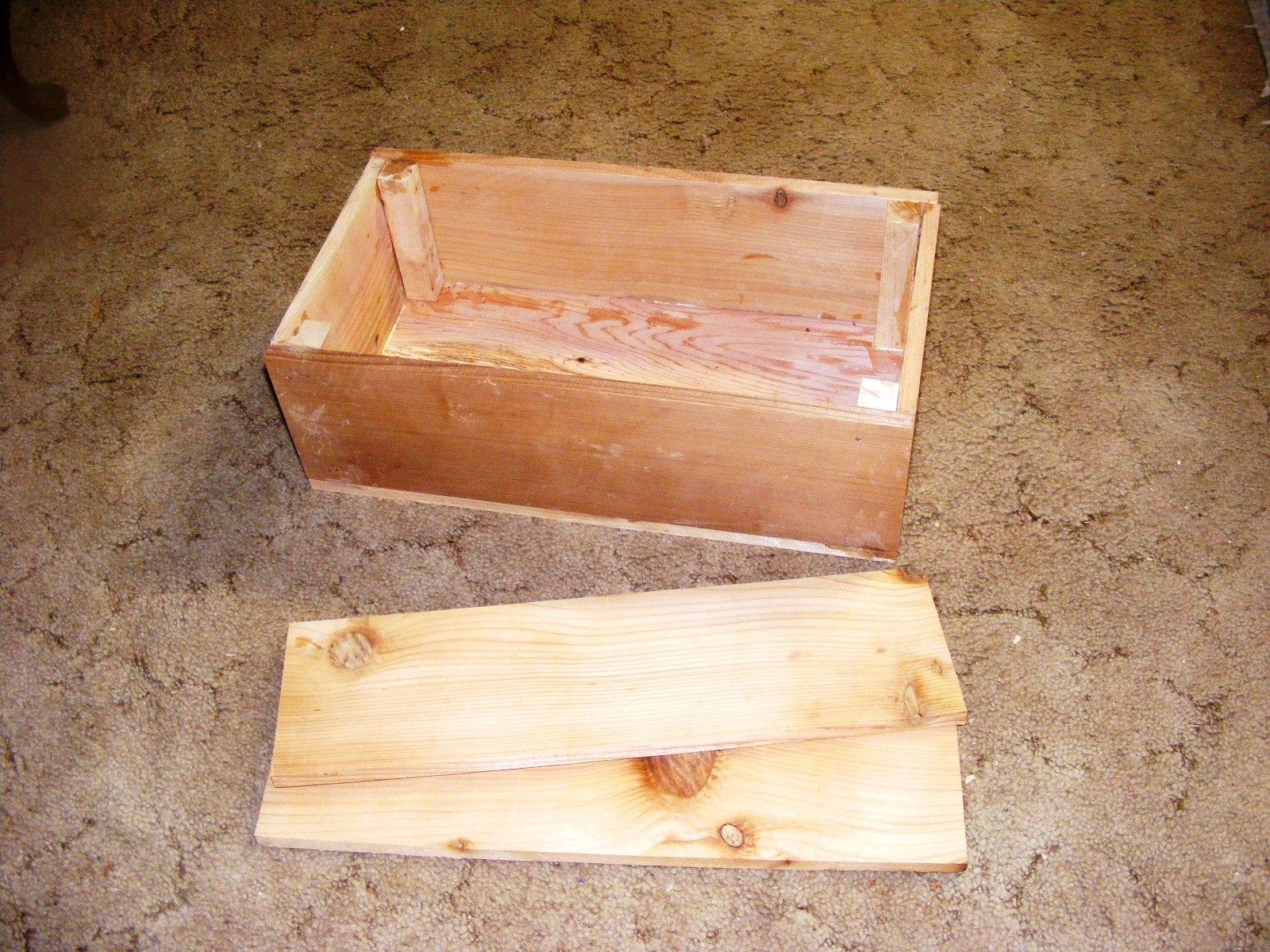 Pet Coffin Casket for Dogs or Cats 18 x 10 x 6 All Cedar