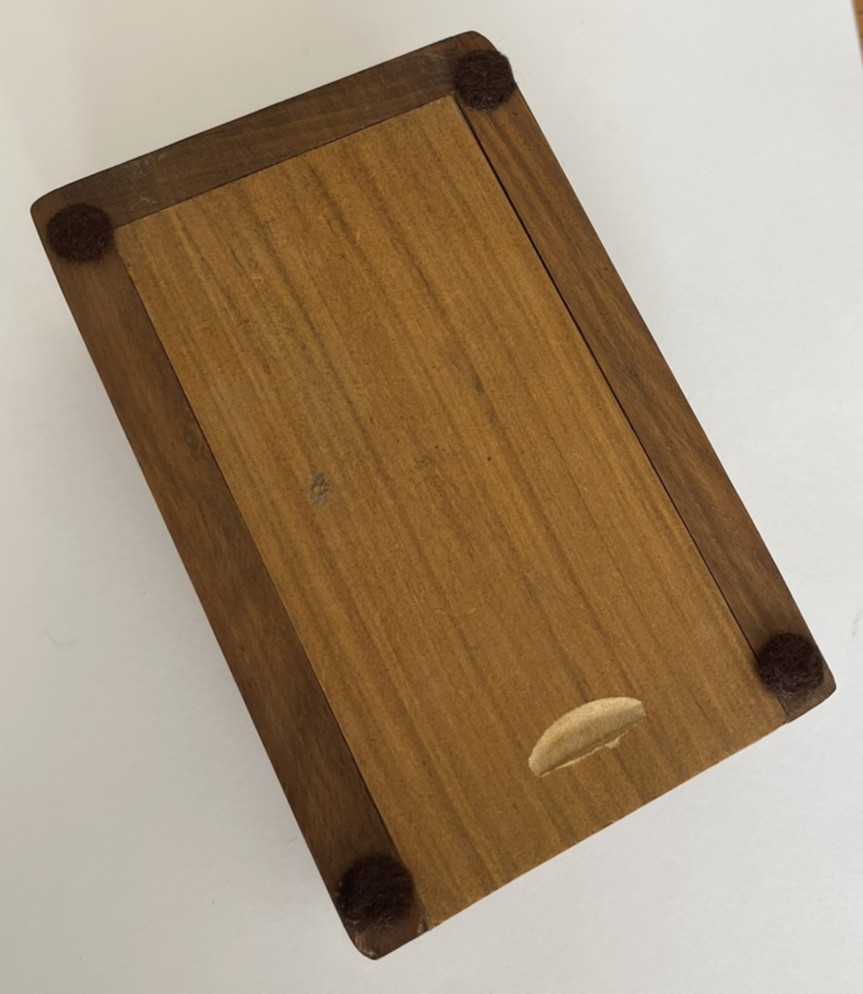 Tree of Life Pet Urn Medium Hand Engraved Wooden Natural Rosewood Box