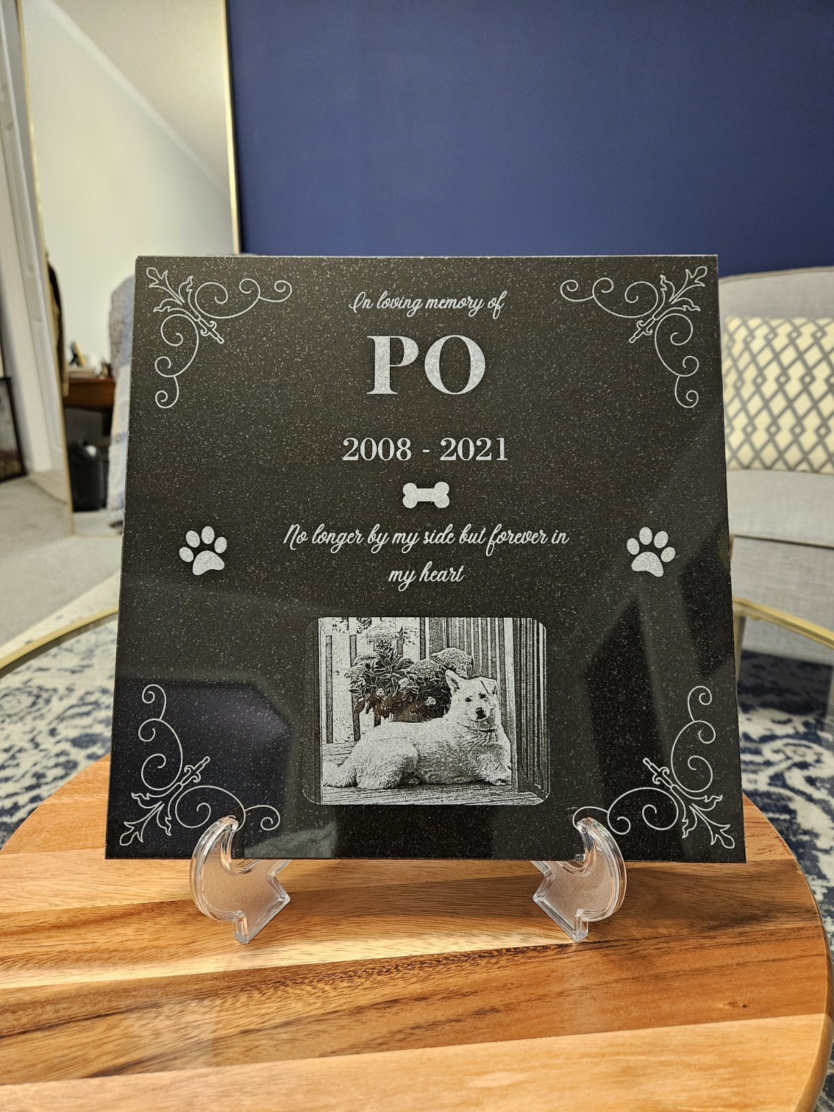 Pet Memorial Stone, Custom Pet Memorial, Personalized Pet Memorial Stone